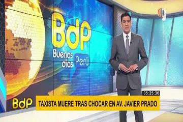 Taxista muere tras chocar violentamente contra auto en avenida Javier Prado