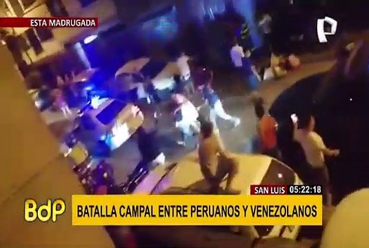 San Luis: al menos 4 heridos tras enfrentamiento entre ciudadanos peruanos y venezolanos