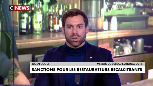 Julien Odoul : «C'est un cri de désespoir», à propos de l'appel à la désobéissance civile des restaurateurs, dans #MidiNews