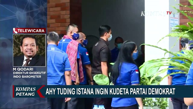 AHY Tuding Ada Orang di Lingkaran Jokowi yang Ingin Kudeta Partai Demokrat