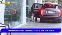 Parineeti Chopra snapped outside her residence | SpotboyE
