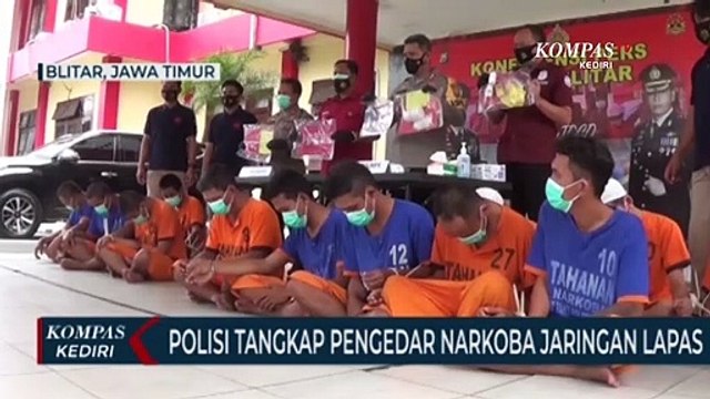 Polres Blitar Tangkap Belasan Pengedar Narkoba Jaringan Lapas