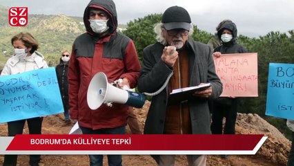 Bodrum’da külliyeye tepki