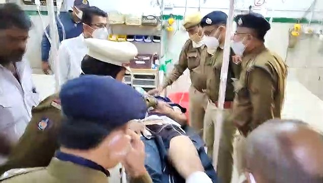 इंटरसेप्टर-2 पर तैनात कांस्टेबल का पांव फ्रैक्चर