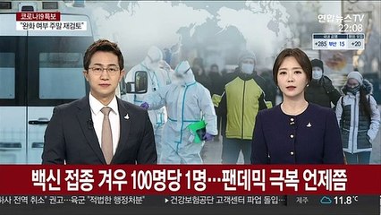 백신 접종 겨우 100명당 1명…팬데믹 극복 언제쯤