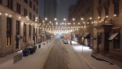 Wintry scene as snowstorm buries Harrisburg
