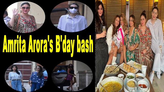 Kareena Kapoor Khan, Karisma Kapoor and others attend Amrita Arora's b'day bash