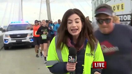 Condamné pour pour avoir mis une claque aux fesses d'une journaliste pendant une course à pied