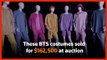 BTS 'Dynamite' costumes sell for $162K at auction