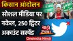Farmers Protest: Modi Government के निर्देश पर बंद किए गए 250 Twitter Accounts | वनइंडिया हिंदी