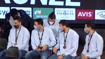 La selección española de balonmano, homenajeada por su medalla de bronce en el Mundial