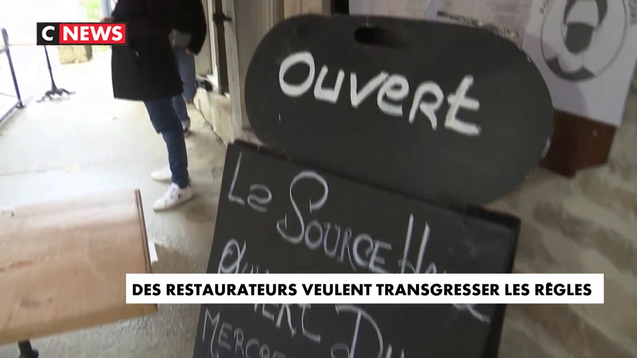 Des restaurateurs veulent transgresser les règles