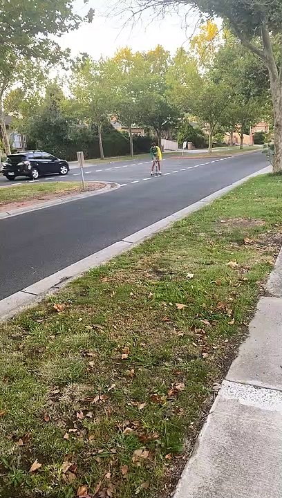 Scooter Sends Rider Rolling
