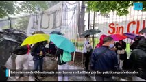 Estudiantes de Odontología marcharon en La Plata por las prácticas profesionales