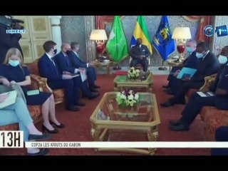 RTG - Visite au Gabon du Président de la 26e conférence sur le changement climatique (COP26)