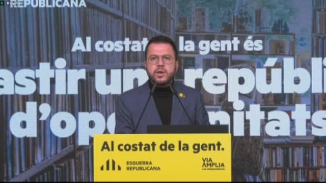 Pere Aragonès: Esto va de ERC o PSC