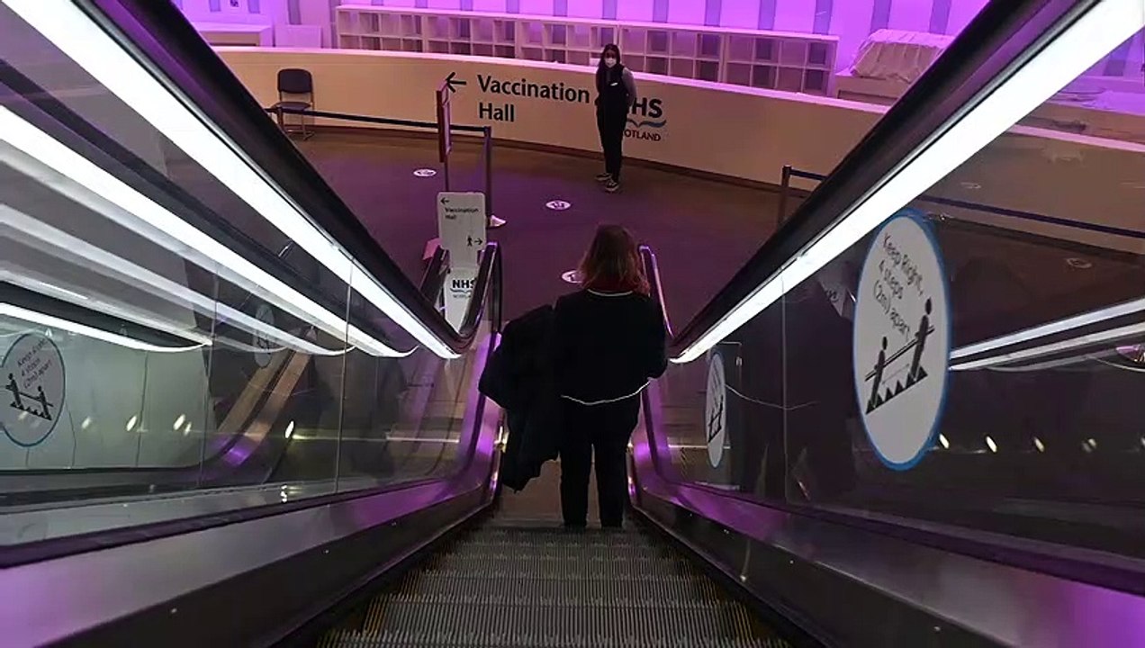 Edinburgh International Conference Centre opens as a Vaccination Centre