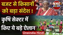 Budget 2021: Kisan Andolan के बीच FM Nirmala ने कृषि क्षेत्र में क्या बड़े ऐलान किए | वनइंडिया हिंदी