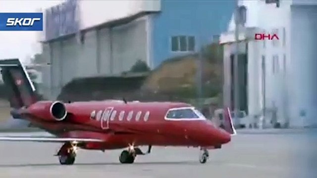 Galatasaray'ın yeni transferi Gedson Fernandes'i taşıyan ambulans uçak, İstanbul'a geldi