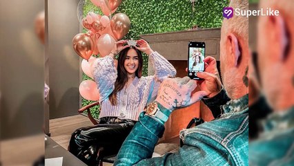Así le celebró Gianluca Vacchi el cumpleaños número 26 a Sharon Fonseca