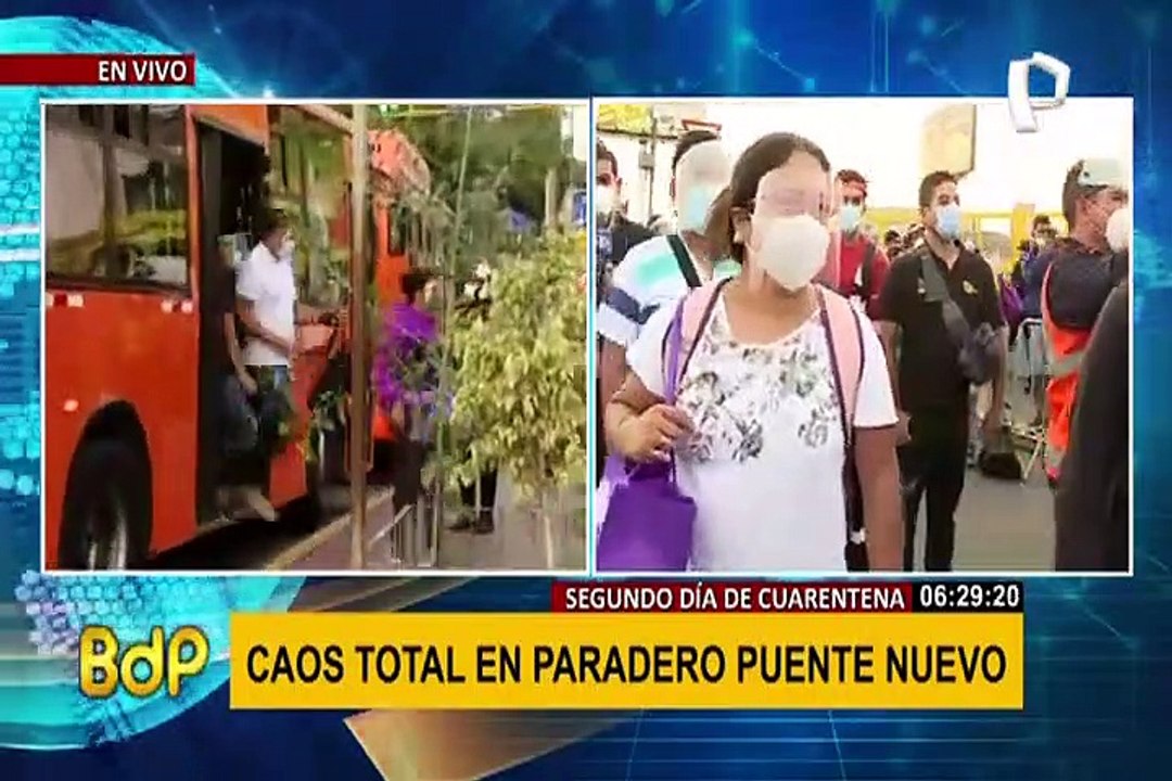 Puente Nuevo: autoridades luchan por poner orden ante caos del transporte