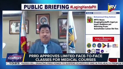 PRRD approves limited face-to-face classes for medical courses