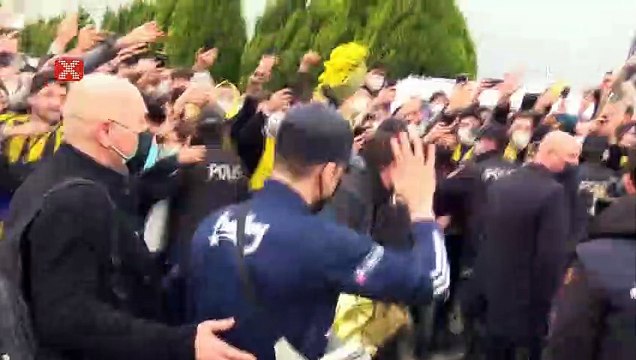 Fenerbahçe'ye Hatay'da coşkulu karşılama