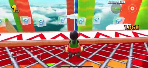 Mario Kart Tour - Biddybuggy Kart Gameplay (Marine Tour Gift 75 Grand Stars Reward)