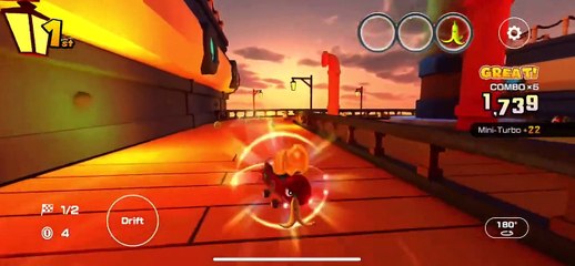 Mario Kart Tour - Bull’s-Eye Banzai Kart Gameplay (New York Tour Gift Reward x132 Grand Stars)