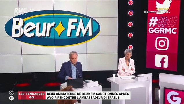 Les chroniqueurs des Grandes gueules évoquent l'article de Marianne indiquant que deux animateurs de BeurFM avaient été sanctionnés