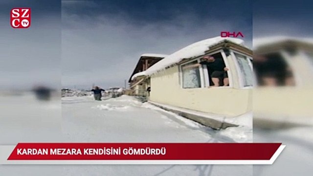 Biri kardan mezara kendisini gömdürdü, diğeri pencereden atlayıp kulaç attı