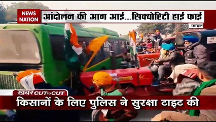 Cut To Cut :Farmers protest makes long jam on roads in Delhi