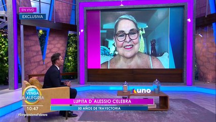 ¡Lupita D'Alessio nos platica cómo celebrará 50 años de trayectoria artística! | Venga La Alegría