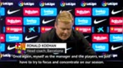 Video herunterladen: Koeman unsure if Messi will want out of Barca after contract leak