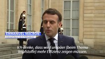 Macron: Europa muss beim Impfen effizienter werden