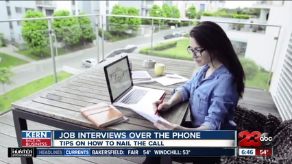 Kern Back in Business: Job interviews over the phone