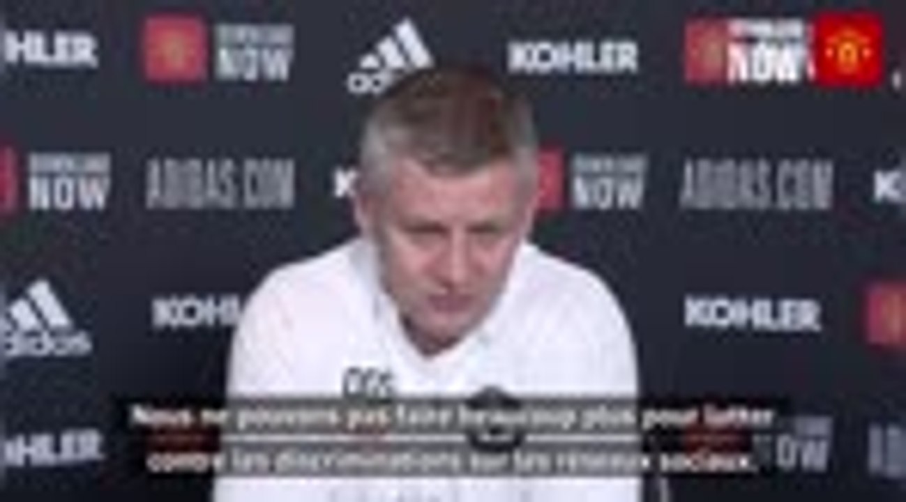 Racisme - Solskjaer condamne fermement les insultes à l'encontre de Martial et Tuanzebe