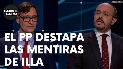 El PP destapa las mentiras de Illa