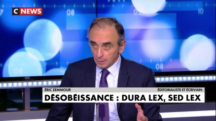 Eric Zemmour : «Non, je ne suis pas pour la désobéissance civile»