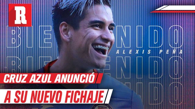 Alexis Peña fue anunciado de forma oficial como nuevo jugador de Cruz Azul