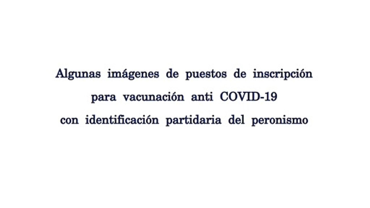 Vacunas con color político
