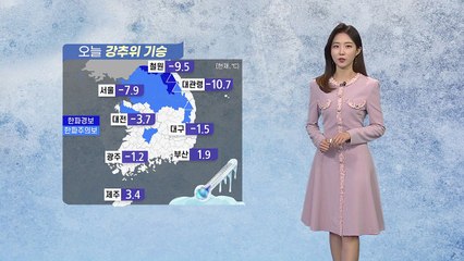 [날씨] 오늘 강추위 기승...한낮에도 영하권 / YTN