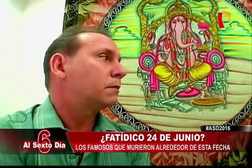 ¿Fatídico 24 de junio?: Los famosos que murieron alrededor de esta fecha