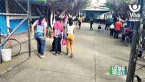 Estudiantes inician año escolar con medidas ante la COVID-19 en Rivas