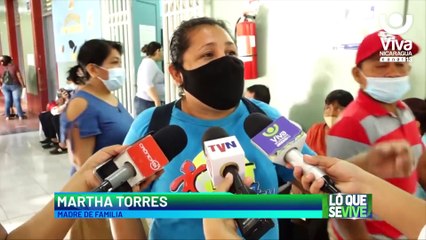 Estudiantes de Masaya regresan a clases bajo medidas de bioseguridad