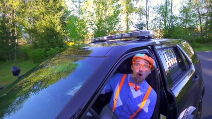 Carros de Policía para Niños con Blippi Español | Videos Educacionales para Niños