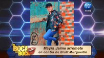 Mayra Jaime responde a Bratt Murgueitio por la polémica de los chicos realities como presentador