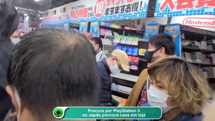 Procura por PlayStation 5 no Japão provoca caos em loja