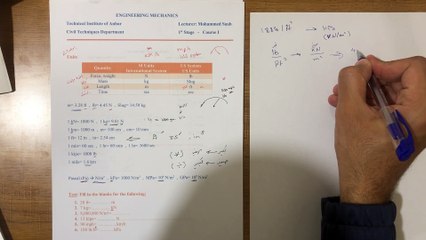Mechanics - Lecture No. 2 - Part 3