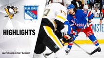Penguins @ Rangers 2/1/21 | NHL Highlights